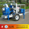 Heavy Duty Trailer Mounted Diesel Engine Self Priming Sewage Water Pump